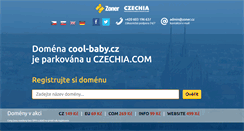 Desktop Screenshot of cool-baby.cz